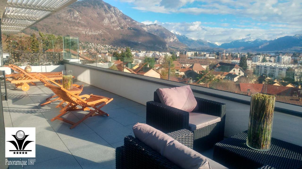 Panoramique 180 Lac Et Montagne Et Nid Secret Spa Romantique Annecy Luaran gambar